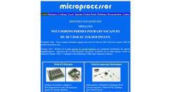 Desktop Screenshot of microprocessor-fr.com